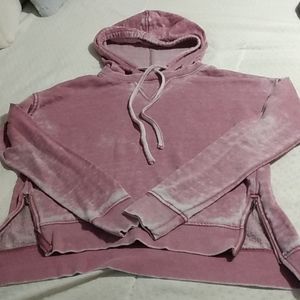 SO pink vintage washed hoodie
